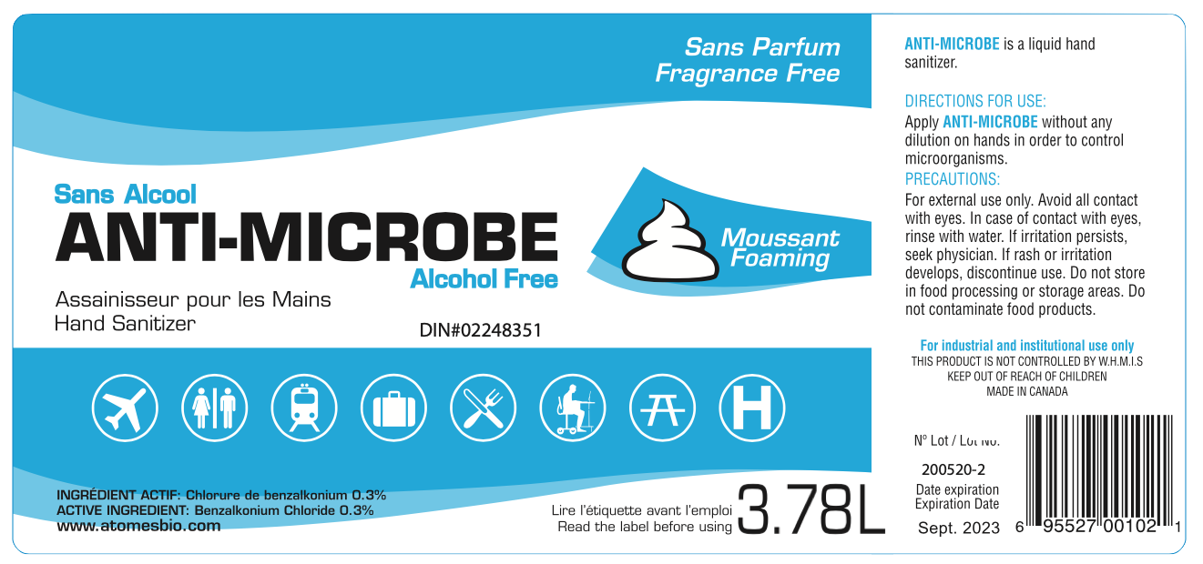 anti-microbe hand sanitizer